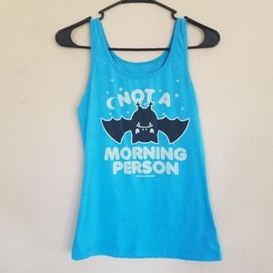 3/$20⭐ David & Goliath Not A Morning Person tank